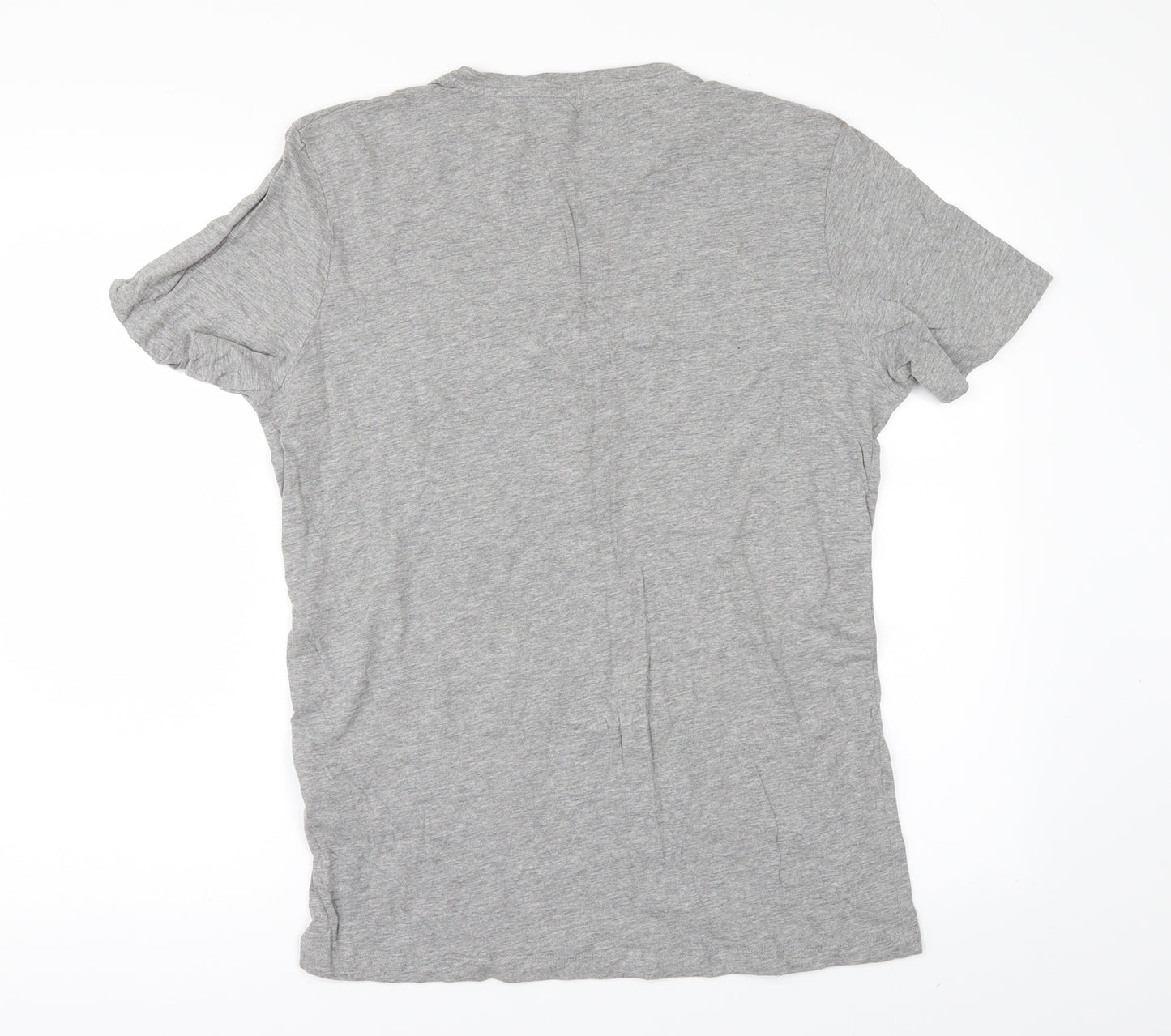 JACK & JONES Mens Grey    T-Shirt Size L