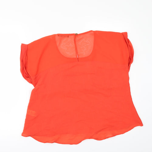 Primark Womens Red   Tunic Blouse Size 12