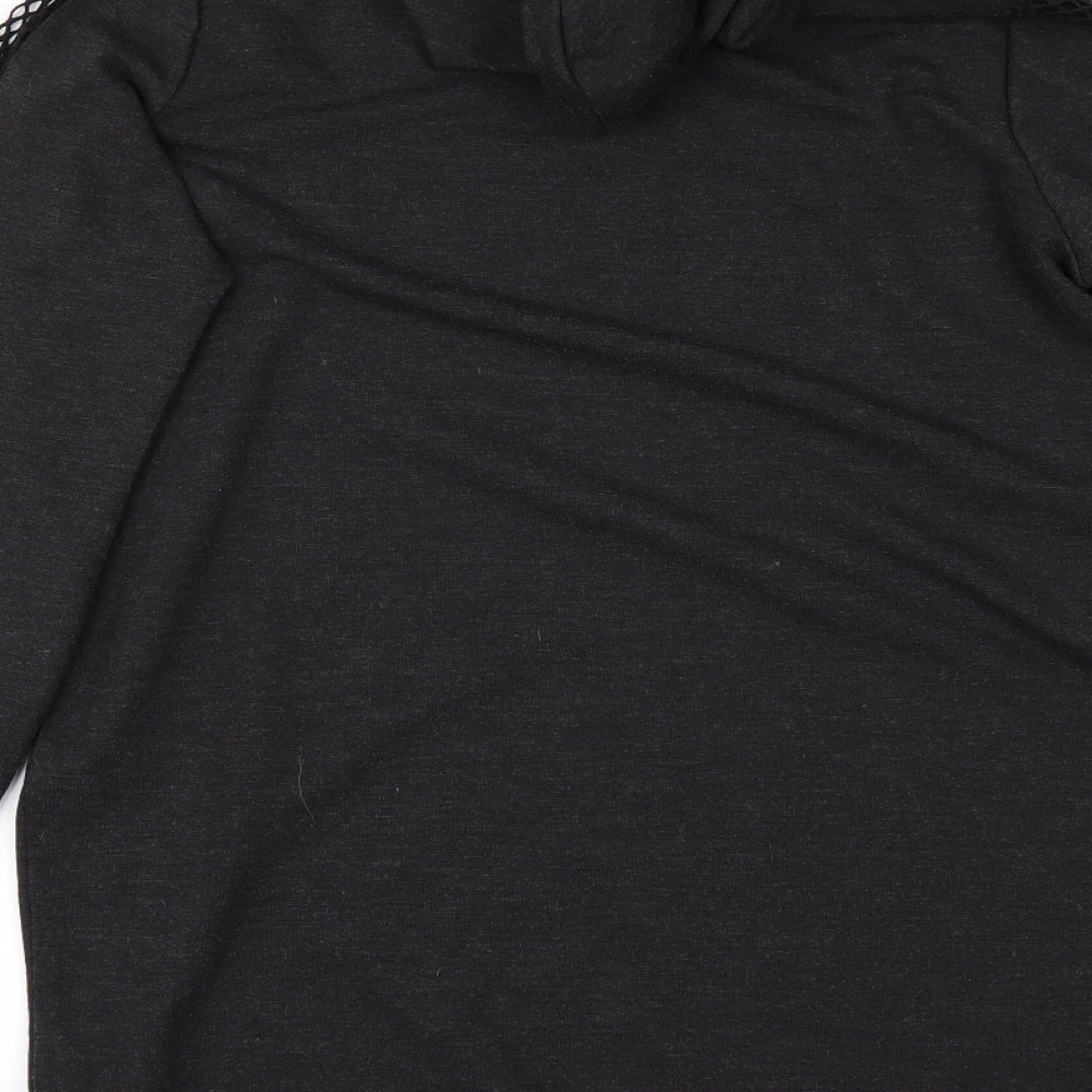 Select Womens Grey   Pullover Hoodie Size 12  - WHEN I GOOD IM GOOD WHEN I BAD IM BETTER