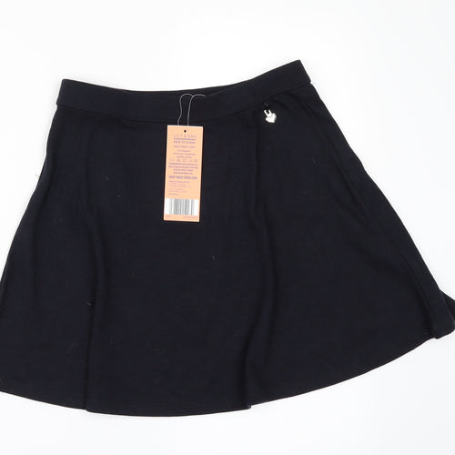 Lilly & Dan Girls Black   A-Line Skirt Size 11-12 Years