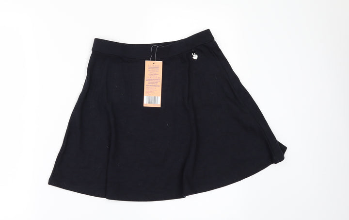 Lilly & Dan Girls Black A-Line Skirt Size 11-12 Years