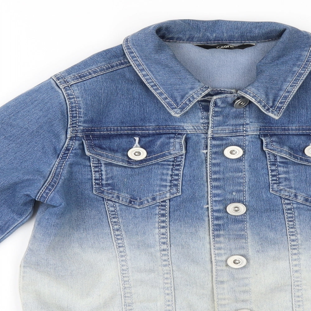 George Girls Blue  Denim Jacket  Size 9-10 Years