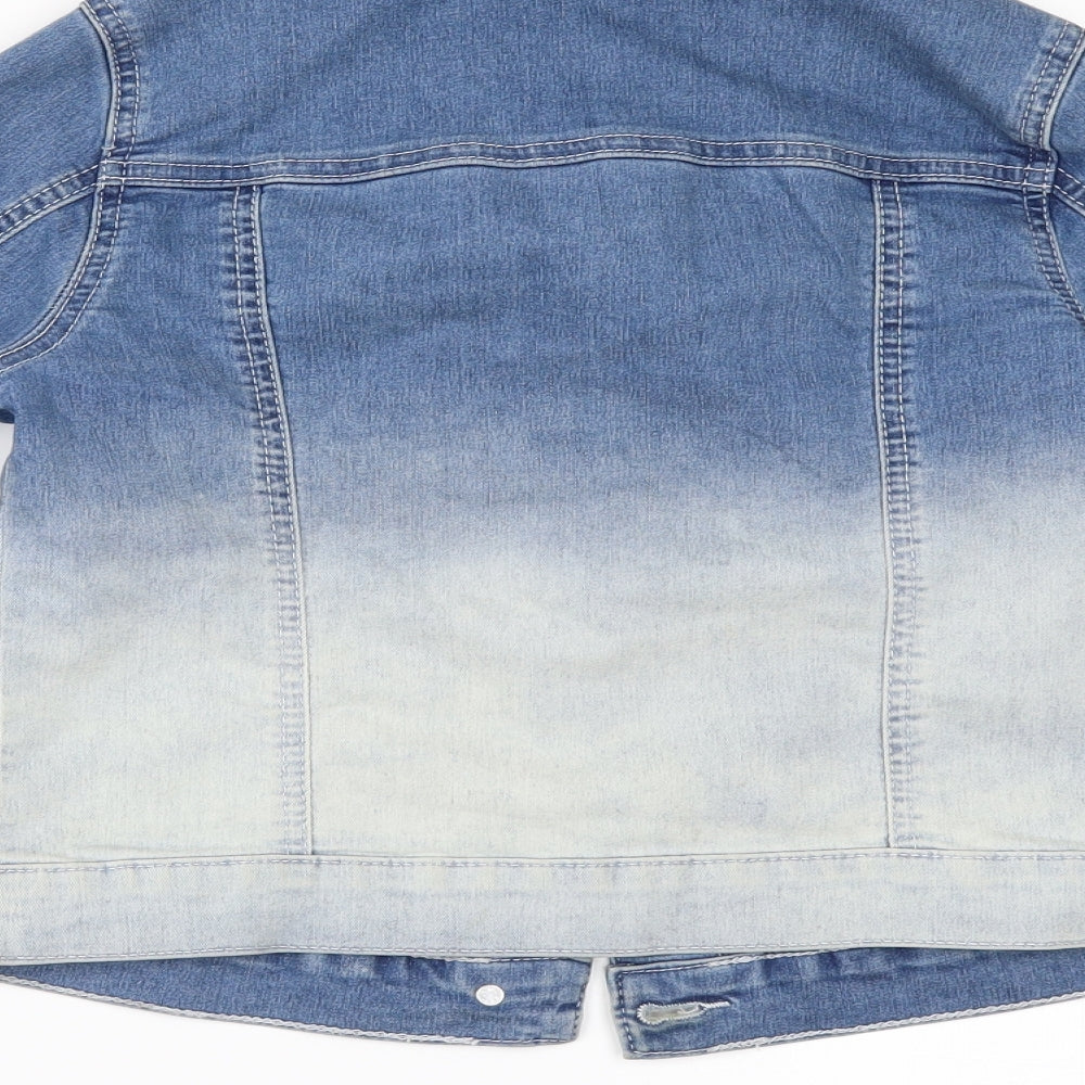 George Girls Blue  Denim Jacket  Size 9-10 Years