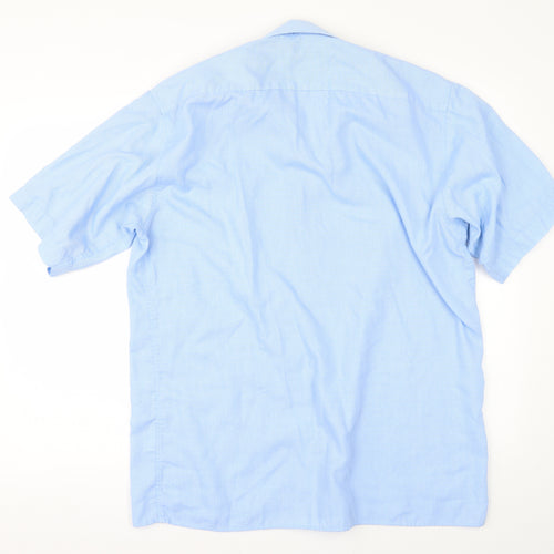 Peter England Mens Blue    Button-Up Size 15.5