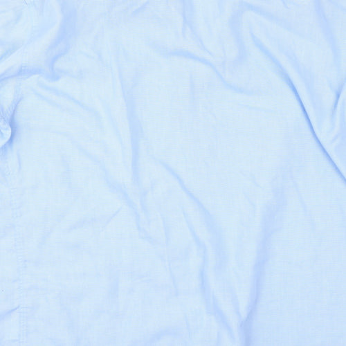 Peter England Mens Blue    Button-Up Size 15.5