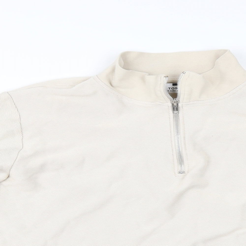 Topman Mens Beige   Pullover Jumper Size M