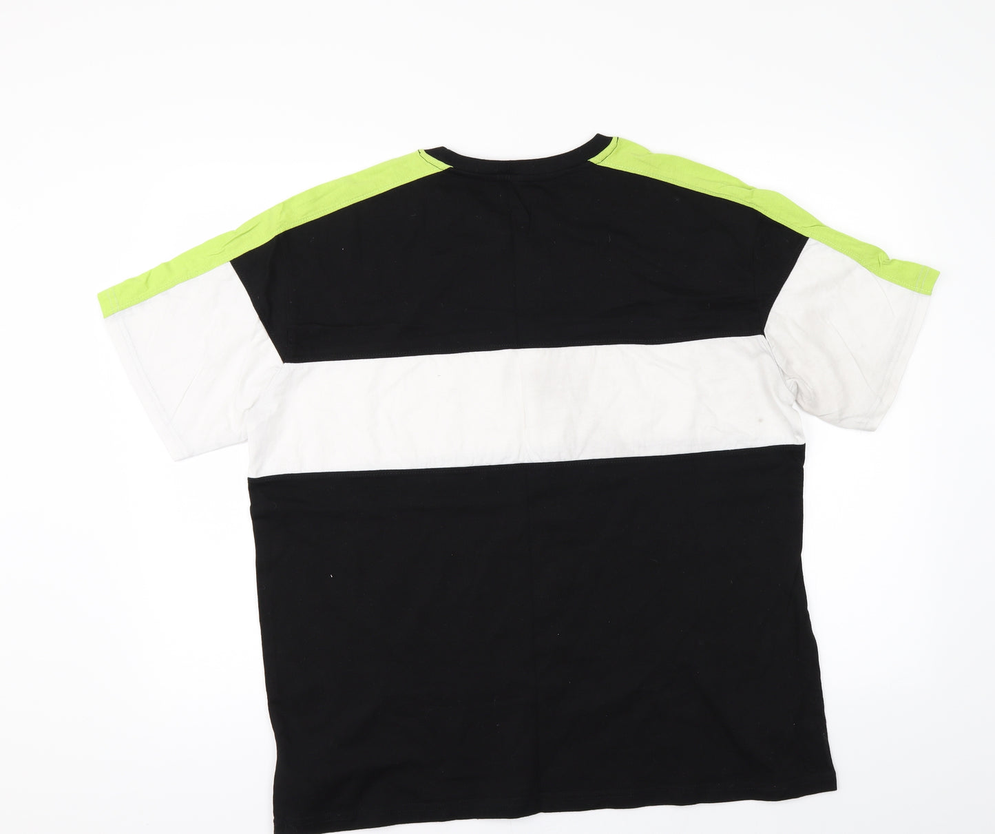 Boohoo Mens Black    T-Shirt Size L