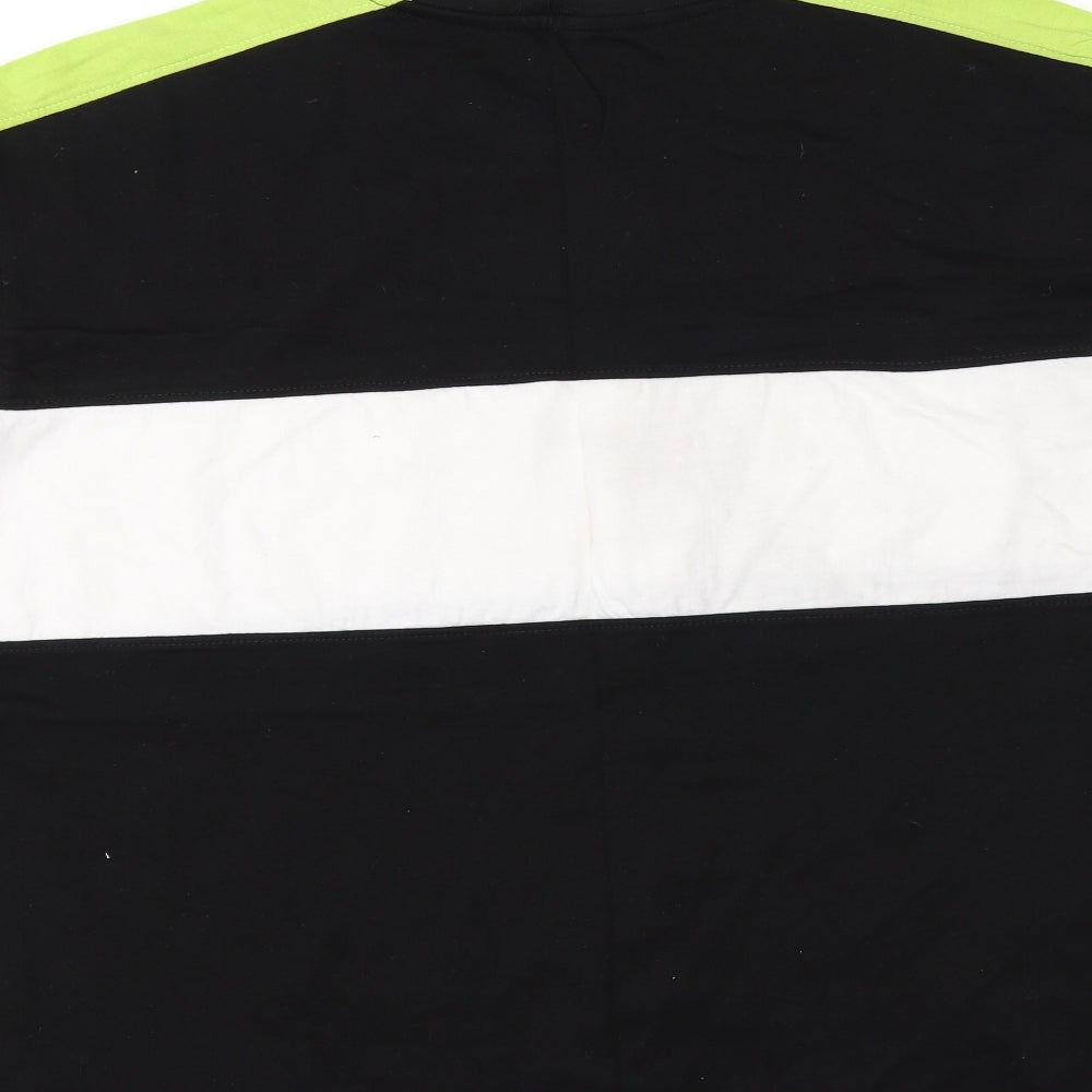 Boohoo Mens Black    T-Shirt Size L