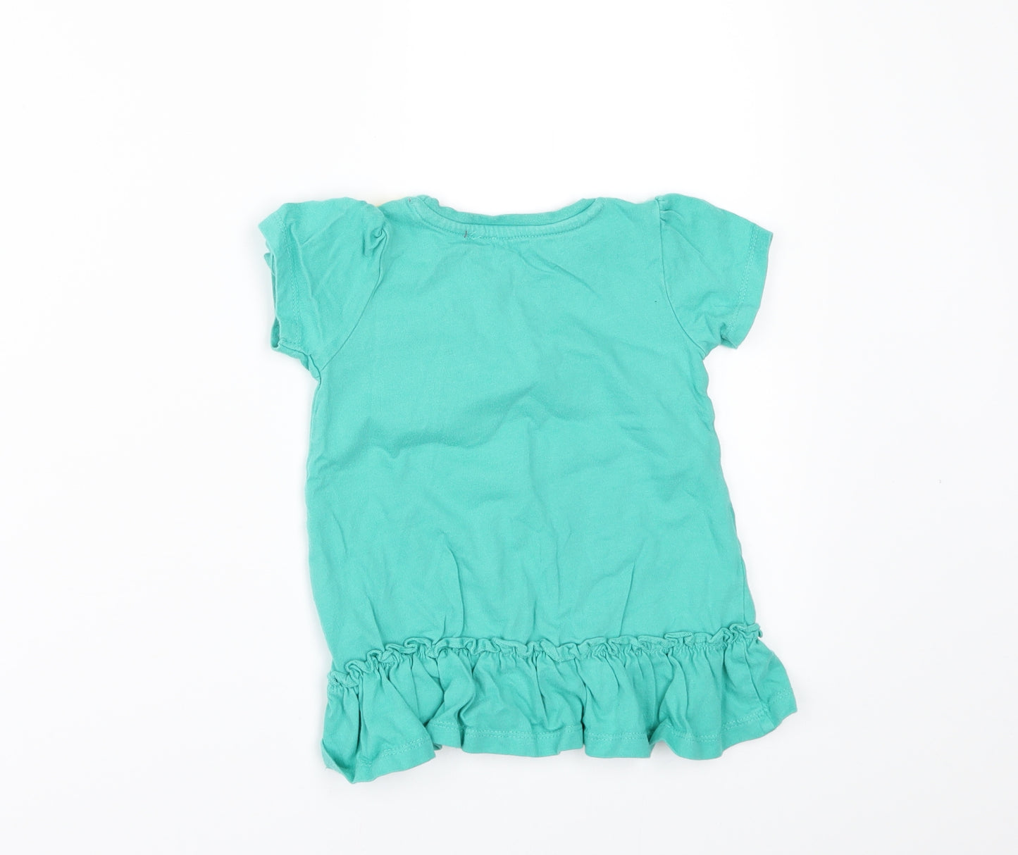 TU Girls Green   Basic T-Shirt Size 18-24 Months