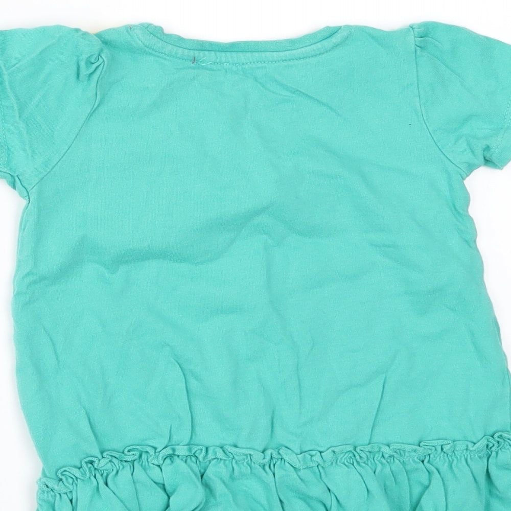 TU Girls Green   Basic T-Shirt Size 18-24 Months