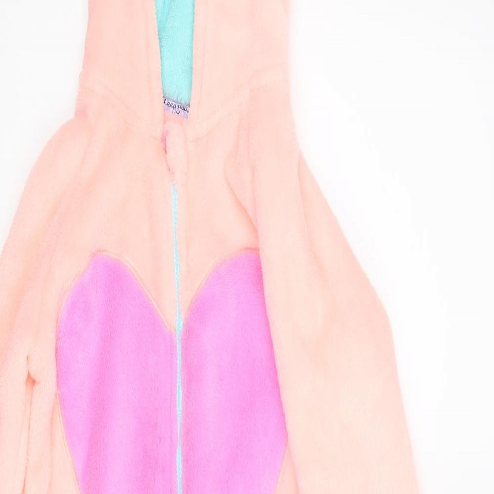 TU Girls Pink Geometric  Top One Piece Size 6-7 Years  - Unicorn
