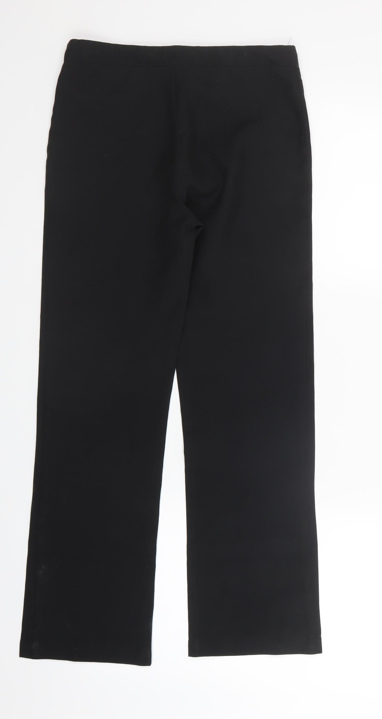 F&F Girls Black   Capri Trousers Size 10-11 Years