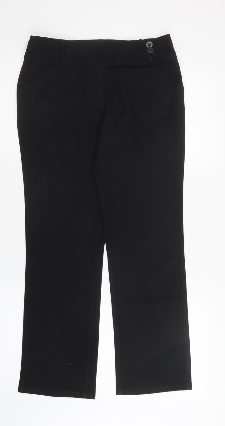 George Girls Black   Capri Trousers Size 12-13 Years
