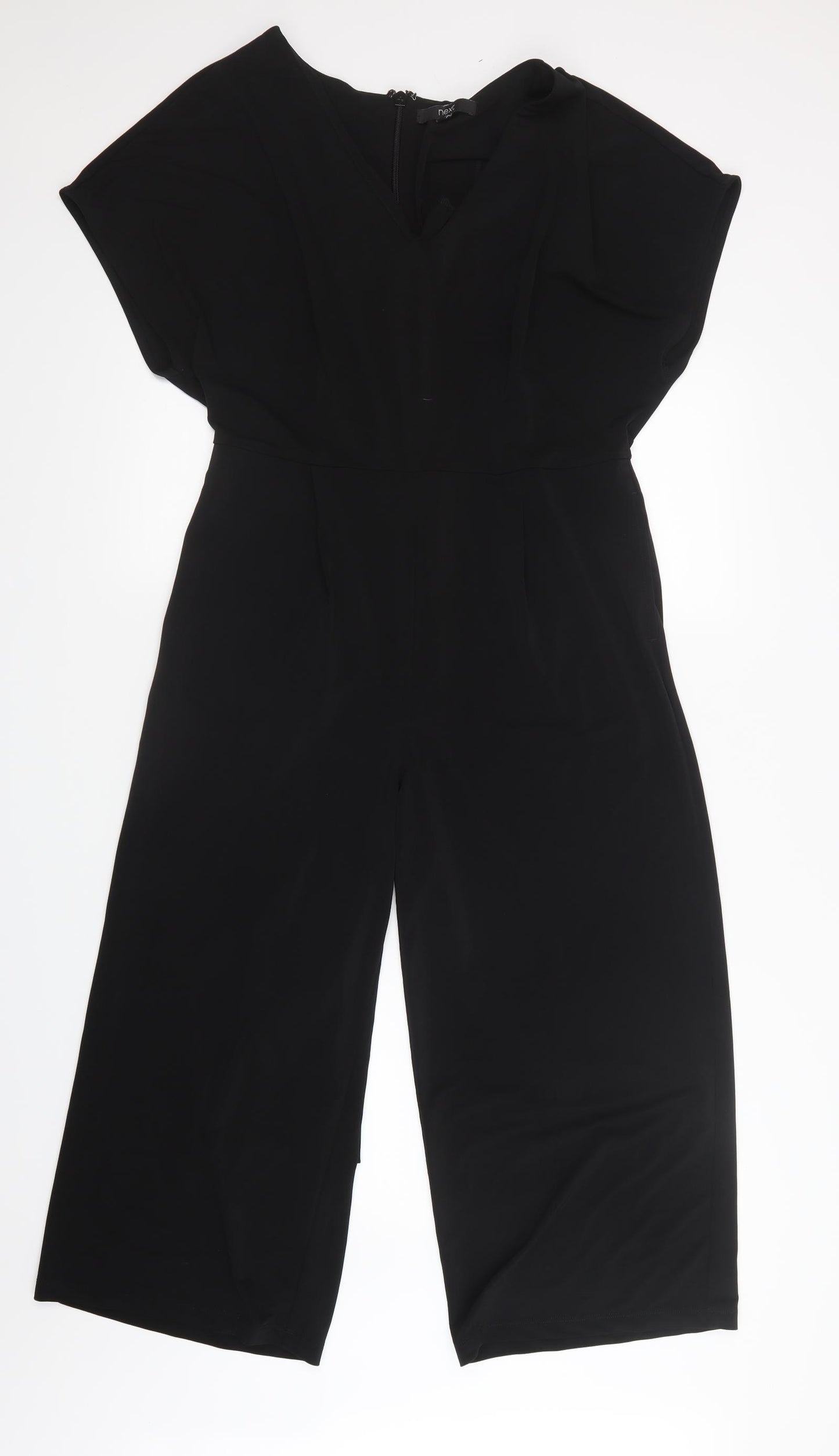 NEXT Womens Black   Jumpsuit One-Piece Size 10 L22 in