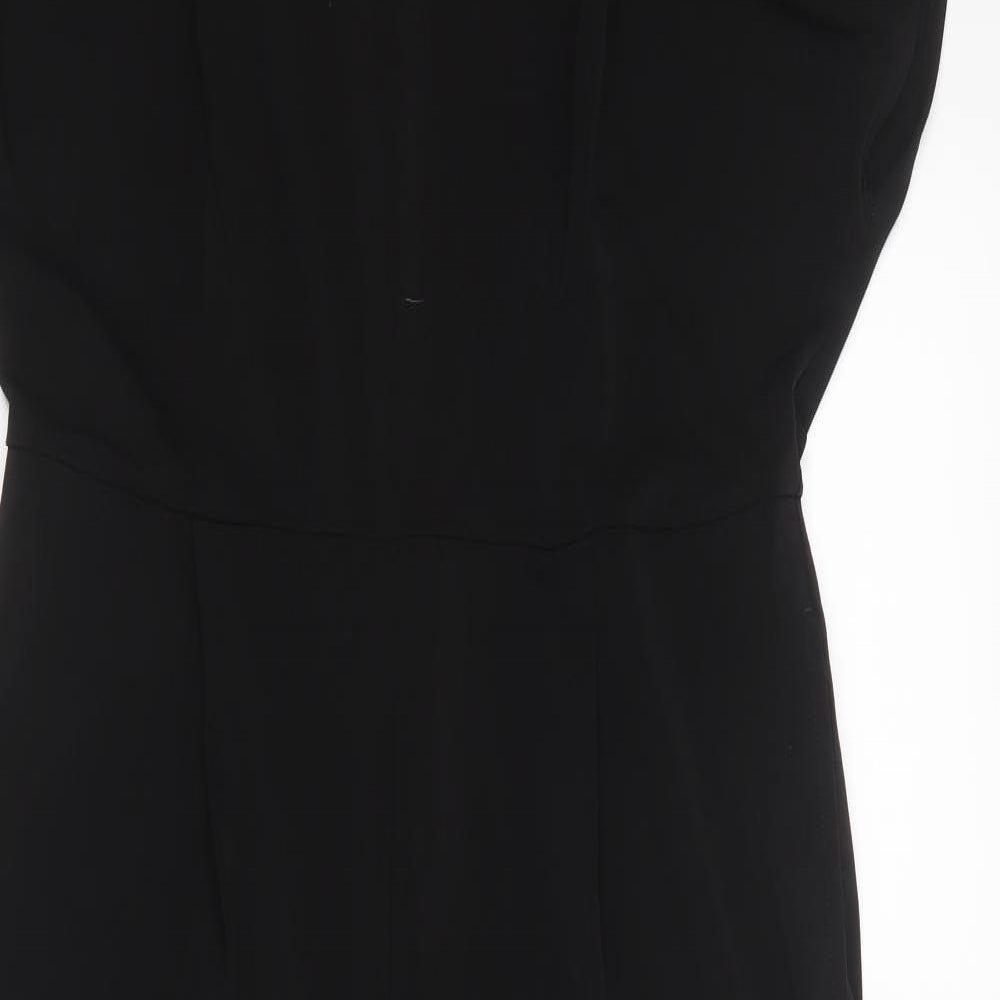 NEXT Womens Black   Jumpsuit One-Piece Size 10 L22 in