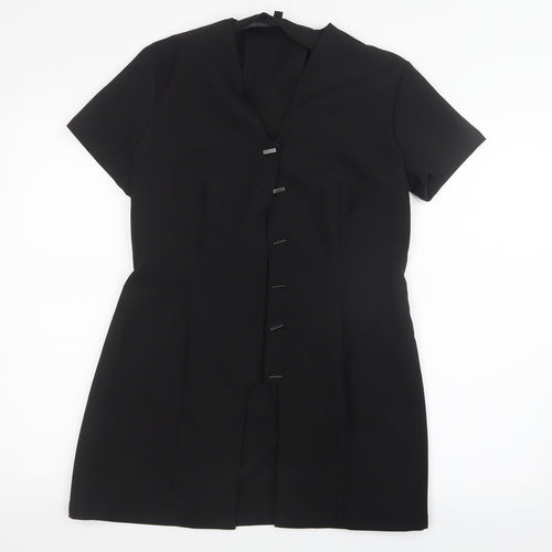 Simon Jersey Womens Black   Basic T-Shirt Size 10