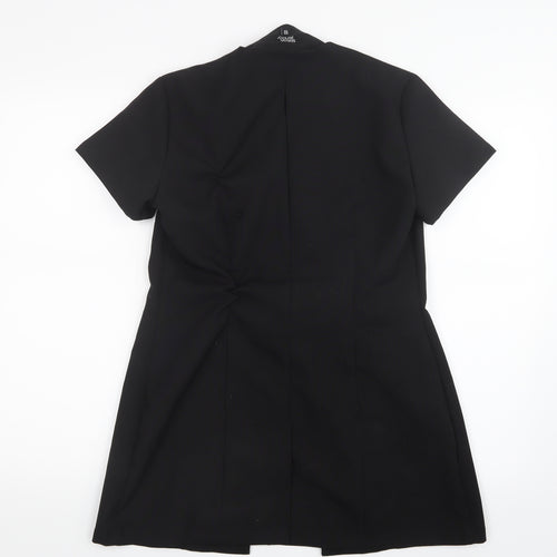 Simon Jersey Womens Black   Basic T-Shirt Size 10