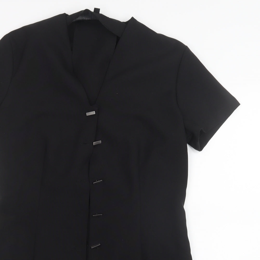 Simon Jersey Womens Black   Basic T-Shirt Size 10