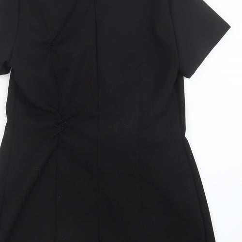 Simon Jersey Womens Black   Basic T-Shirt Size 10