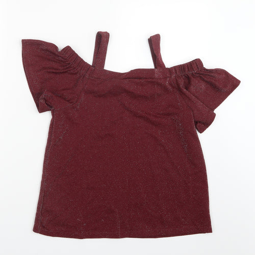 F&F Womens Red   Basic Blouse Size 12