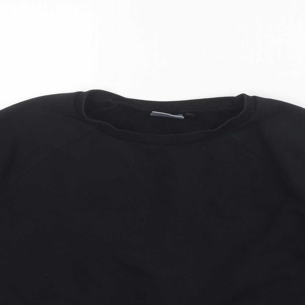 NEXT Boys Black   Pullover Jumper Size 8 Years
