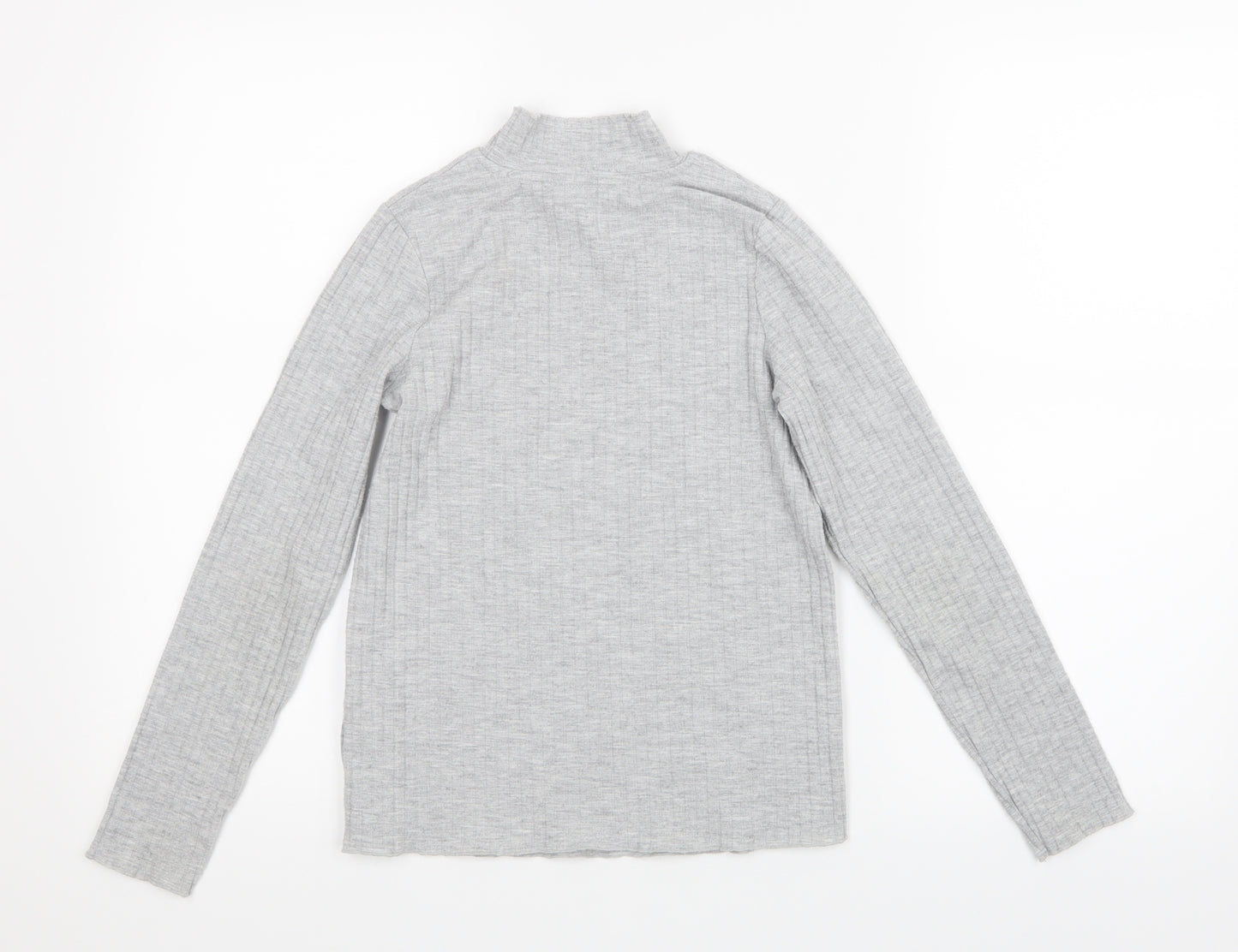 George Girls Grey   Basic T-Shirt Size 9-10 Years
