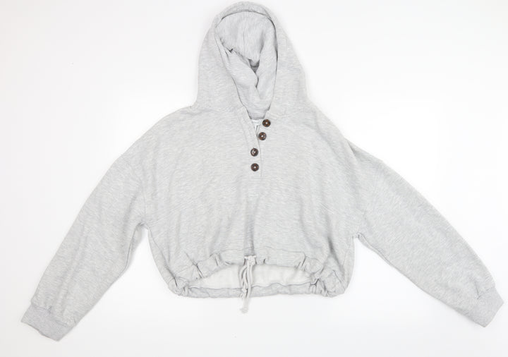 Primark Womens Grey Pullover Hoodie Size 12