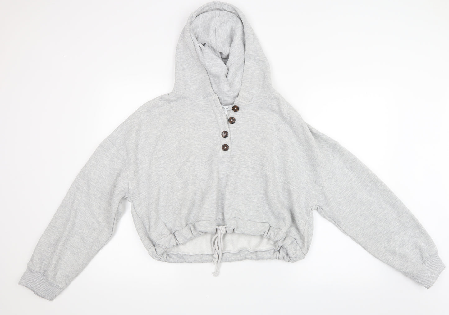 Primark Womens Grey   Pullover Hoodie Size 12