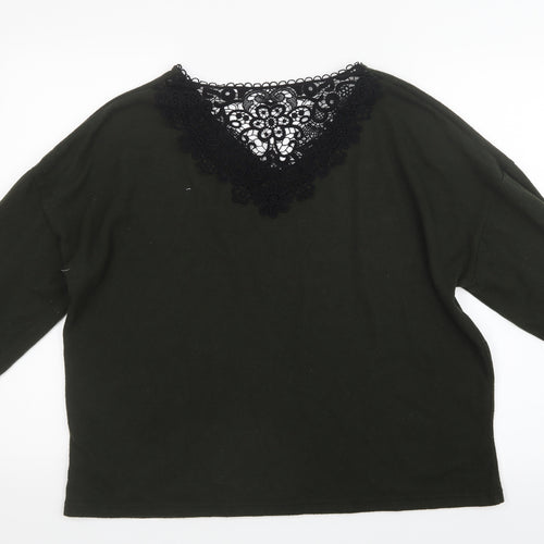 Dorothy Perkins Womens Green  Knit Pullover Jumper Size 14