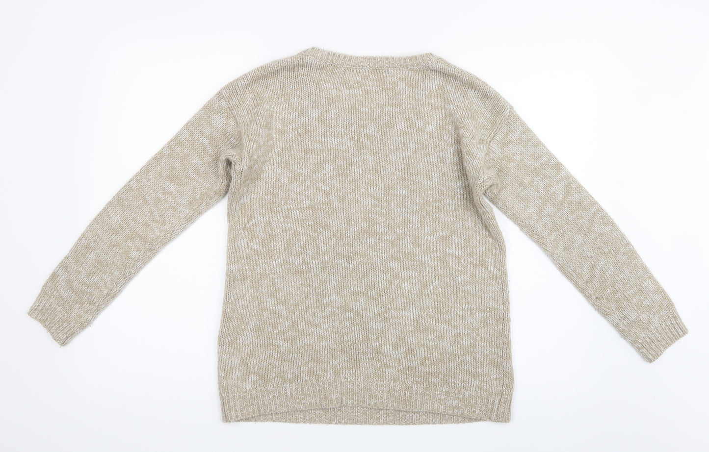 Atmosphere Womens Beige  Knit Pullover Jumper Size 12