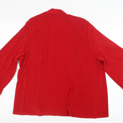 Julipa Womens Red   Jacket  Size 18