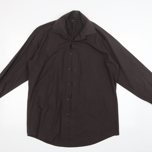 Cedar Wood State Mens Brown    Button-Up Size 16