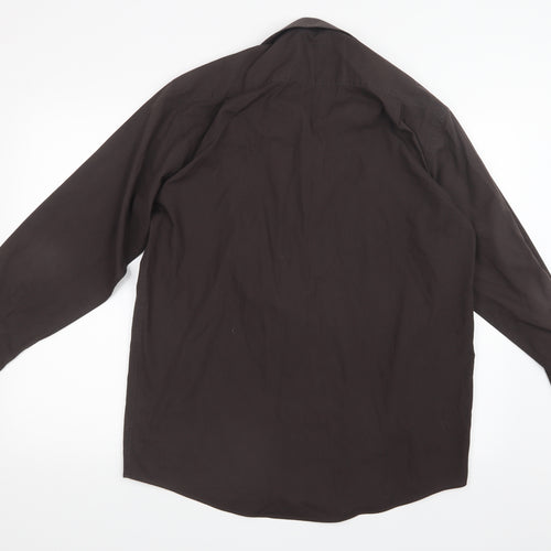 Cedar Wood State Mens Brown    Button-Up Size 16