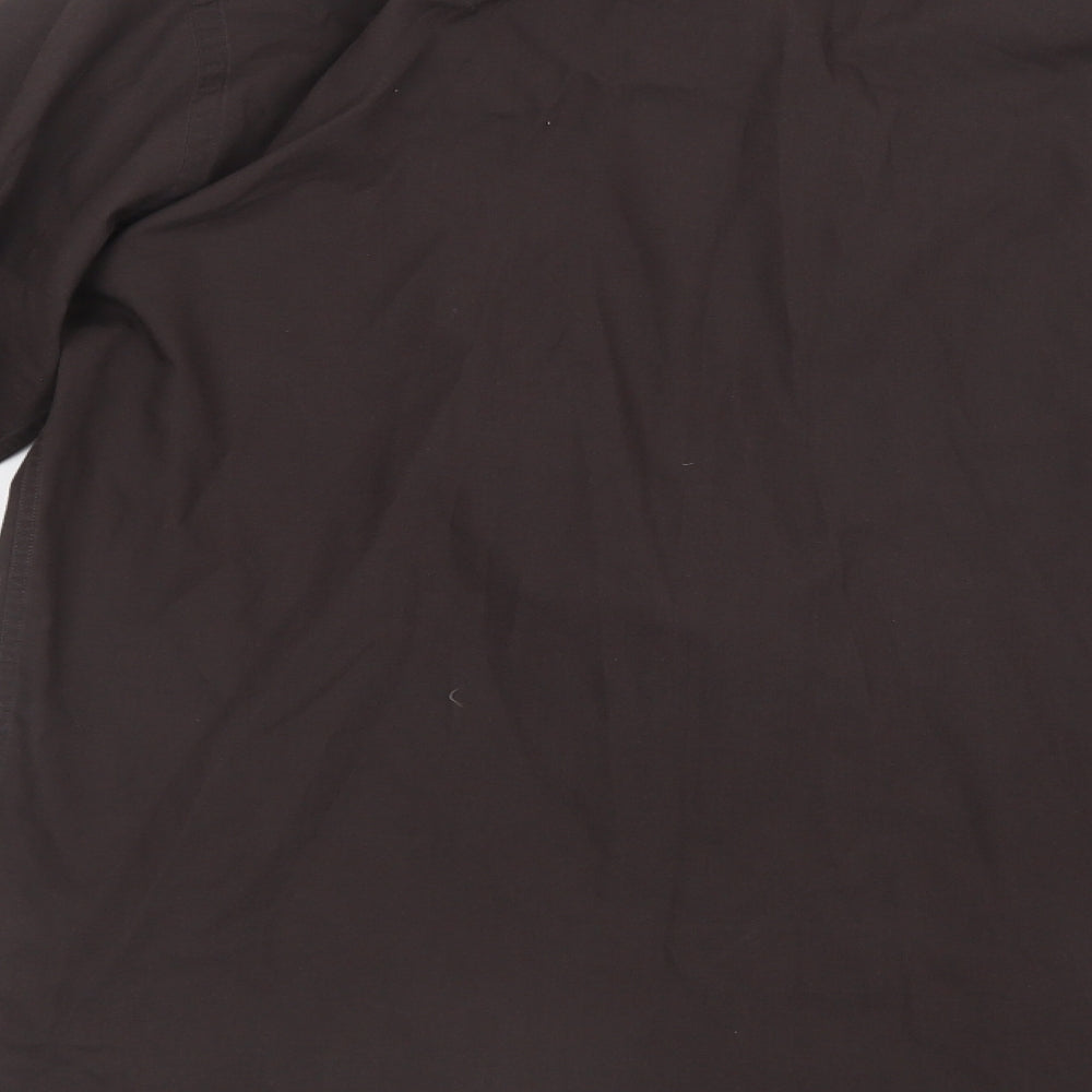 Cedar Wood State Mens Brown    Button-Up Size 16