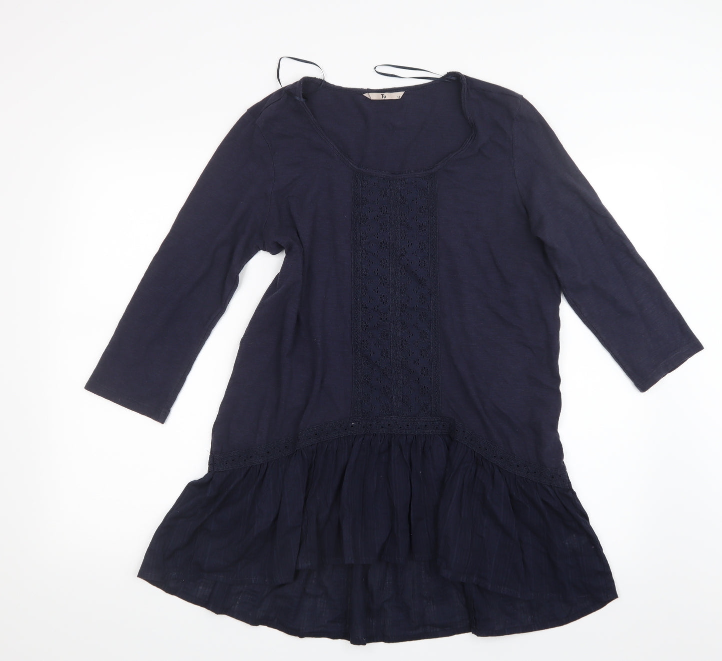 TU Womens Blue   Basic T-Shirt Size 14