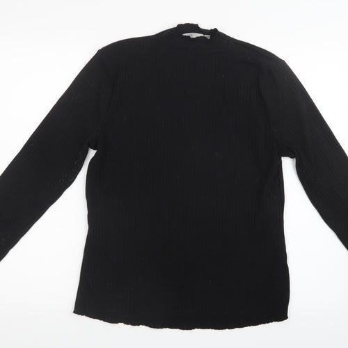 Oasis Womens Black   Basic T-Shirt Size XL