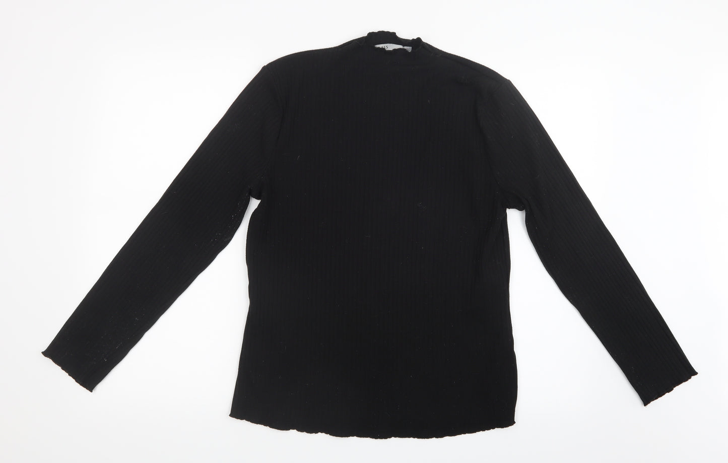 Oasis Womens Black   Basic T-Shirt Size XL