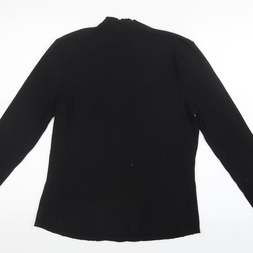 Oasis Womens Black   Basic T-Shirt Size XL