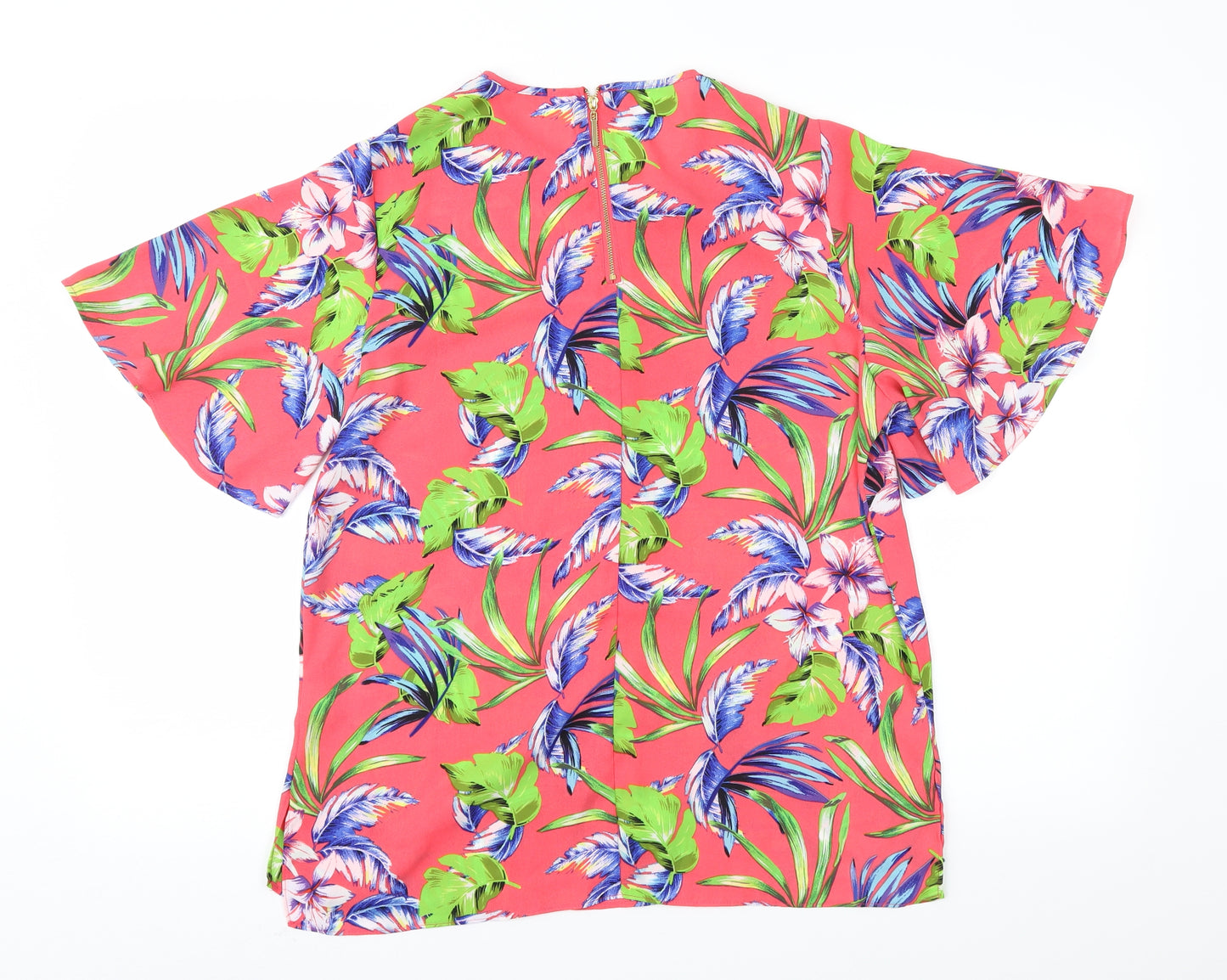 Primark Womens Pink Floral  Basic Blouse Size 12