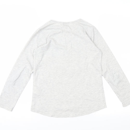 LC Walkiki Girls Grey   Basic T-Shirt Size 9-10 Years