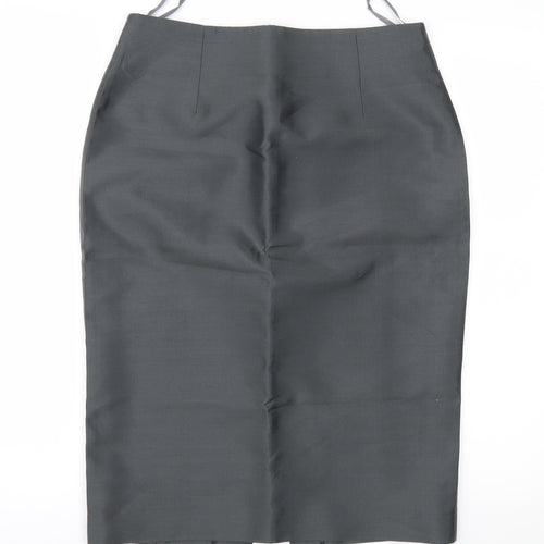 Hobbs Womens Grey   Straight & Pencil Skirt Size 10