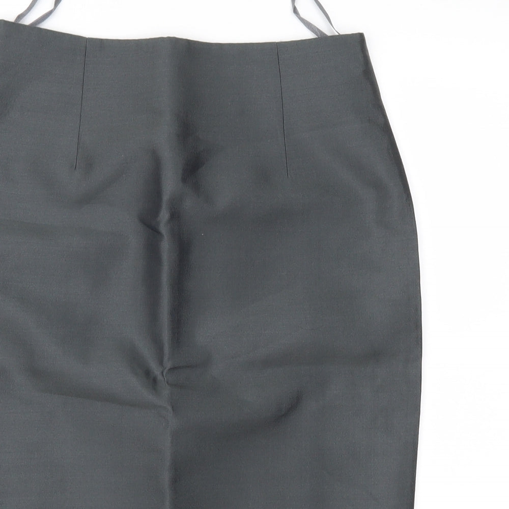 Hobbs Womens Grey   Straight & Pencil Skirt Size 10