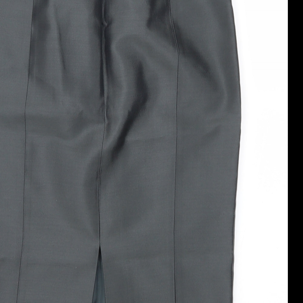 Hobbs Womens Grey   Straight & Pencil Skirt Size 10