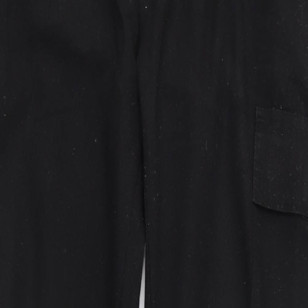 Himalayan Mens Black   Cargo Trousers Size 34 in L33 in