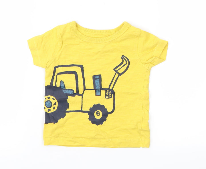 NEXT Baby Yellow Basic T-Shirt Size 3-6 Months