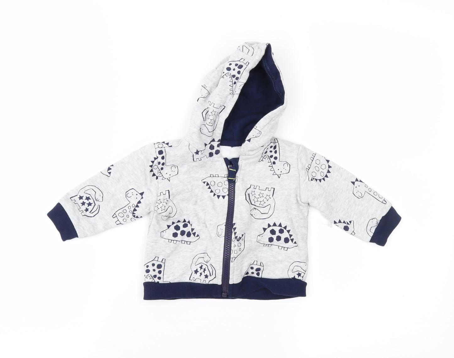Nutmeg Baby Grey Geometric  Jacket  Size 6-9 Months