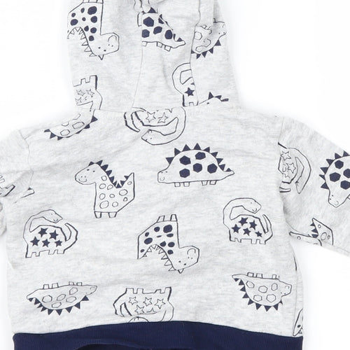 Nutmeg Baby Grey Geometric  Jacket  Size 6-9 Months