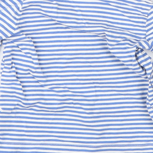 George Baby Blue Striped  Basic T-Shirt Size 3-6 Months