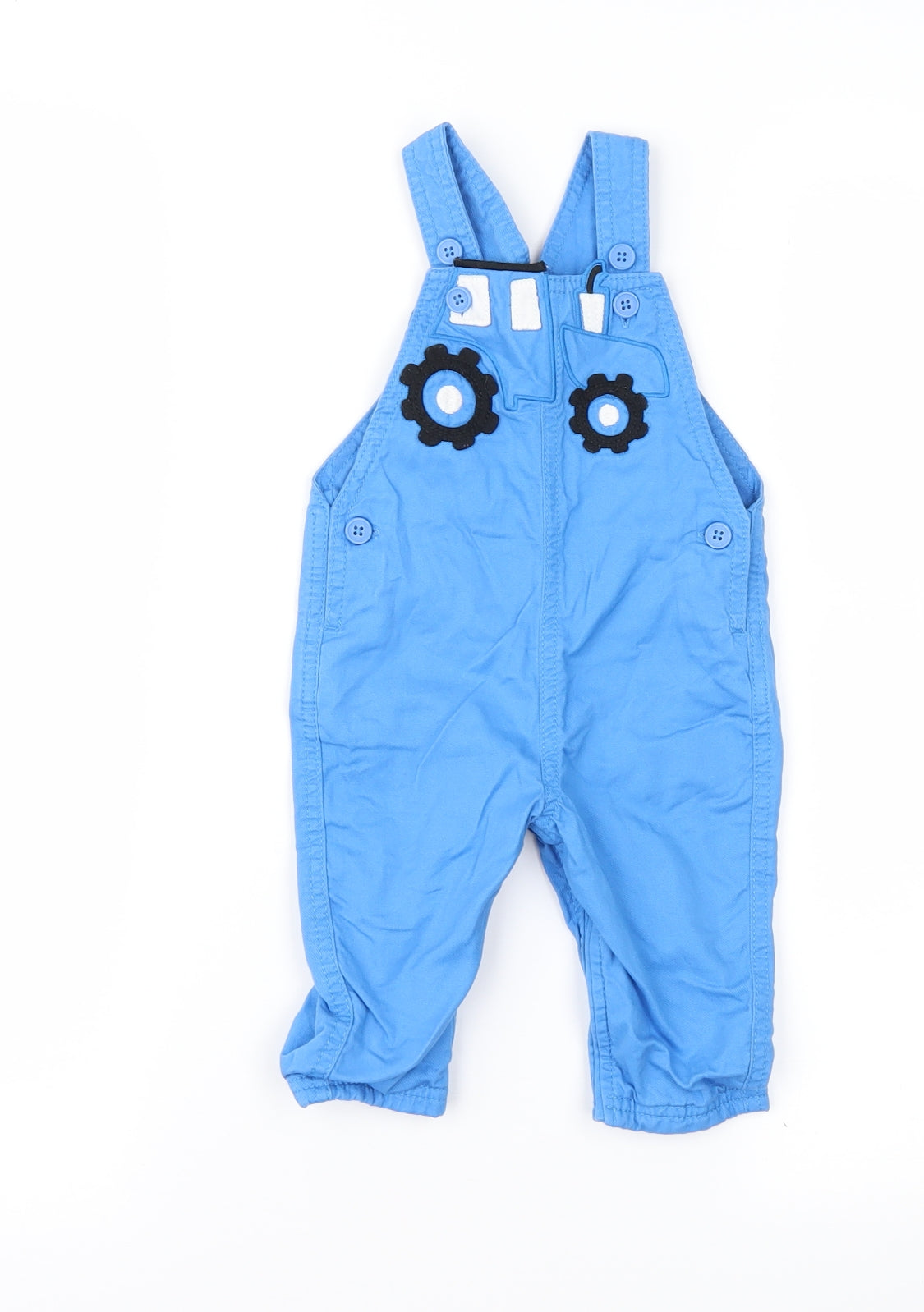 Marks and Spencer Baby Blue   Dungaree One-Piece Size 3-6 Months