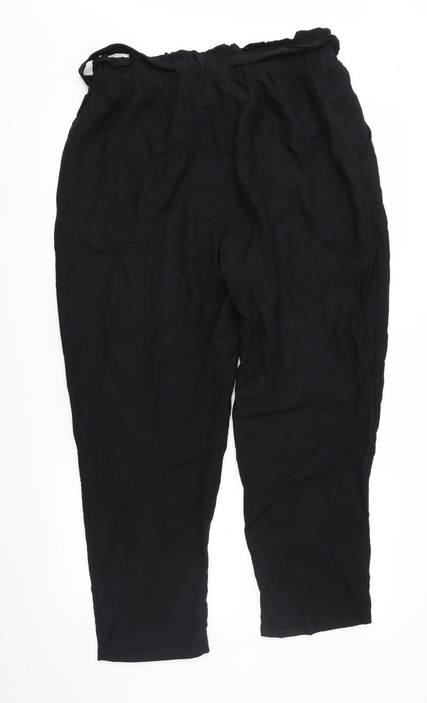 New Look Womens Black   Trousers  Size 16 L28 in